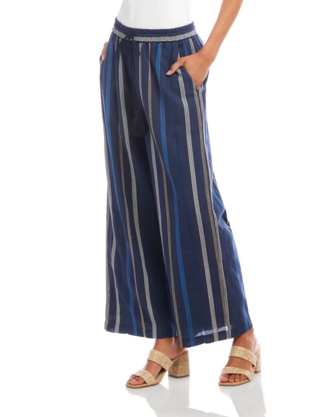Karen Kane By The Sea Drawstring Pant XLP NWT